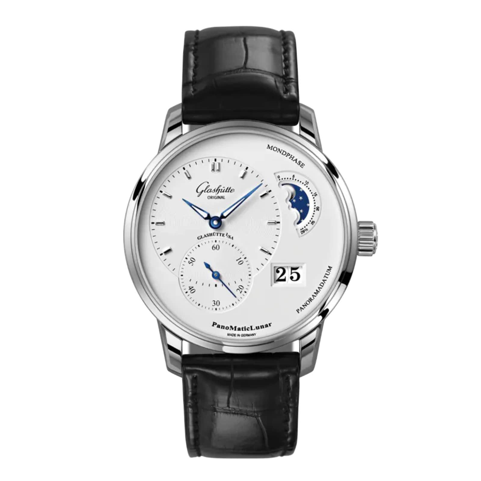 Glashutte Original PanoMaticLunar 40mm Mens Watch White