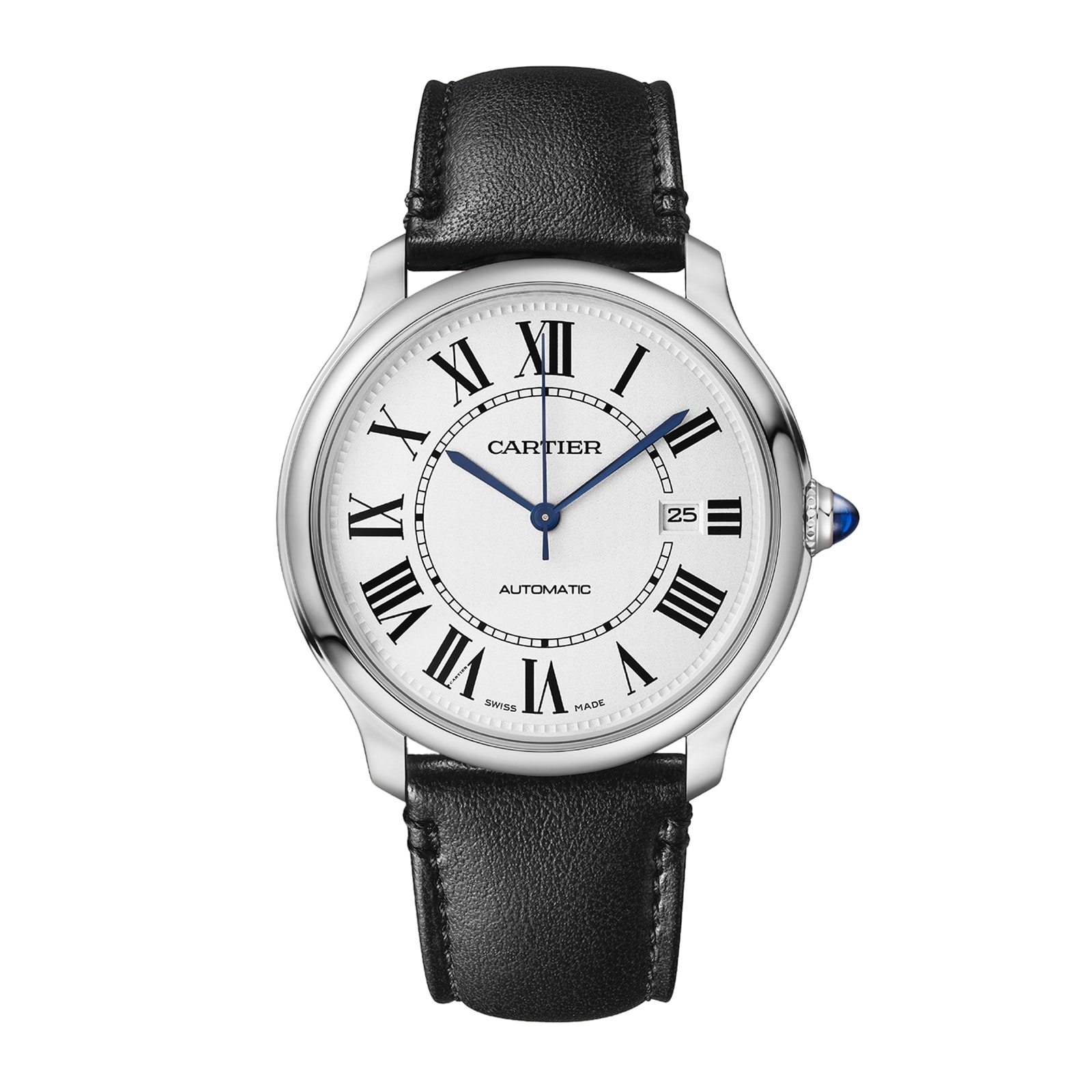 Cartier Ronde Must De Cartier Watch, 40mm, Mechanical Movement With Automatic Winding, Steel