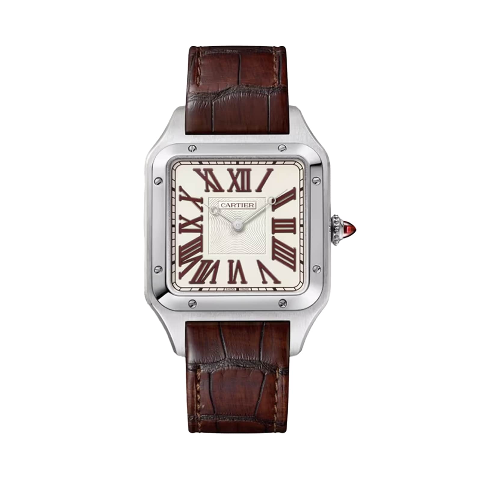 Cartier Santos-Dumont Watch, Limited Edition, XL Model, Manual Winding, Platinum