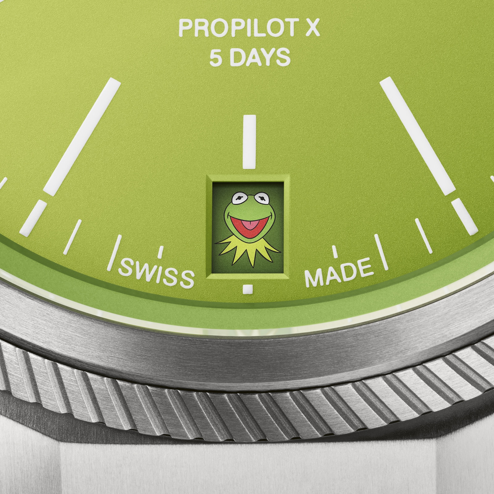 Oris Pro Pilot X 39mm Mens Watch - Kermit Edition©