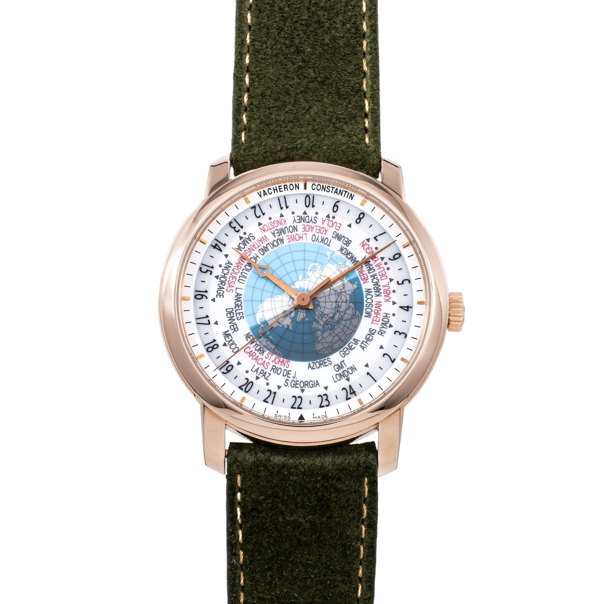 Pre-Owned Vacheron Constantin Traditionnelle World Time