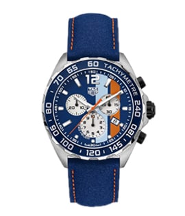 Formula 1 Gulf Quartz Chronograph Special Edition 43mm Mens Watch Formula 1 Gulf Quartz Chronograph Special Edition 43mm Mens Watch